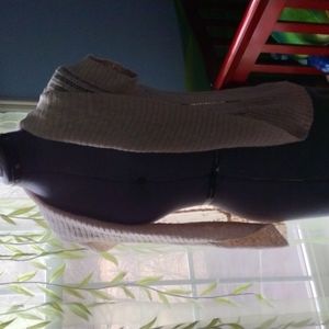 Pink rose knit bolero size L